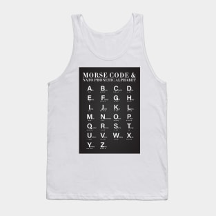 Morse Code Tank Top